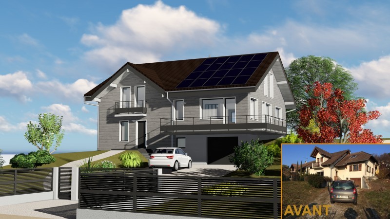 Projet de renovation à Tresserve AVANT (chantier 2018)